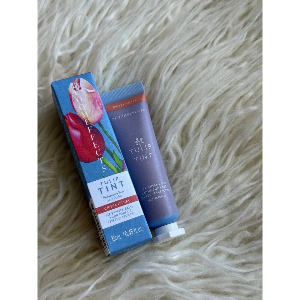 Bloomeffects Natural Tulip Tint Lip + Cheek Balm Crispa Coral